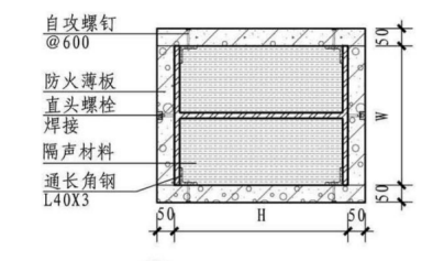 钢结构50厚alc防火薄板施工方法