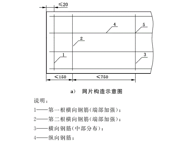 外墙板网片构造示意图